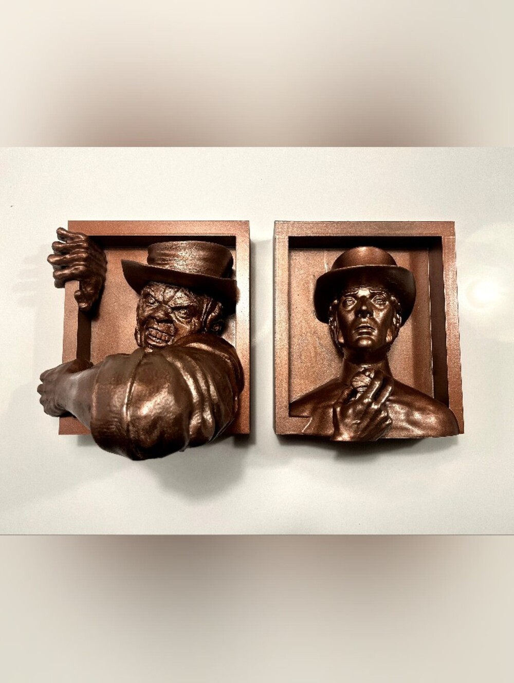 Dr. Jekyll And Mr. Hyde 3D Printed Bookends
